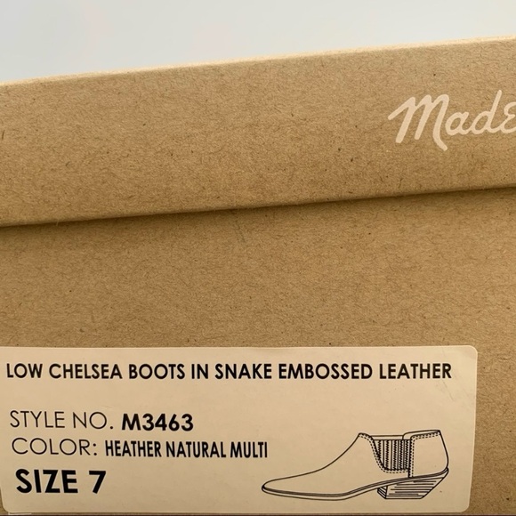 Madewell Boots Size 7 & 8 & 9 New - Picture 10 of 10